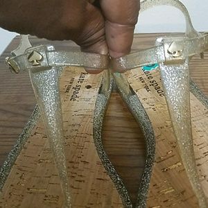brand new kate Spade clear jelly sandals